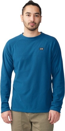 Mountain Hardwear Summit Grid Long-Sleeve Crew Shirt - Men's 1