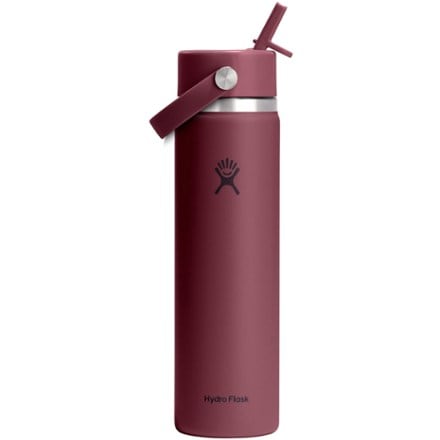 Hydro Flask Wide-Mouth Vacuum Water Bottle with Flex Straw Cap - 24 fl. oz. 0