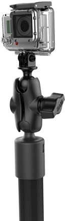 RAM Tough-Pole 24" Action Camera Mount with Single Pipe and Track Base 1