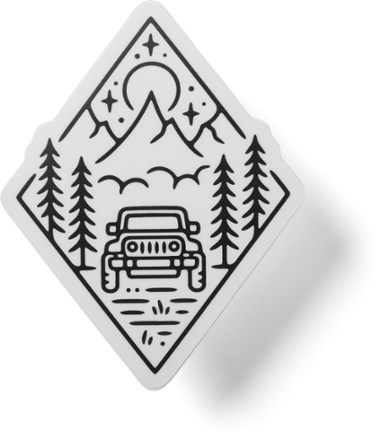 Stickers Northwest Outdoor Jeep Scene Sticker 1