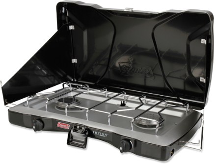 Portable Double Dual Propane Gas 2 Burner Stove Picnics, Tailgate