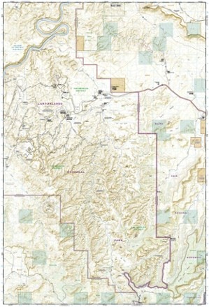 National Geographic Canyonlands National Park - Needles District Trail Map 2