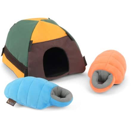 Play Pet Brands Camp Corbin Trailblazing Tent Dog Toy 0