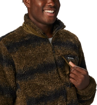 brown columbia fleece