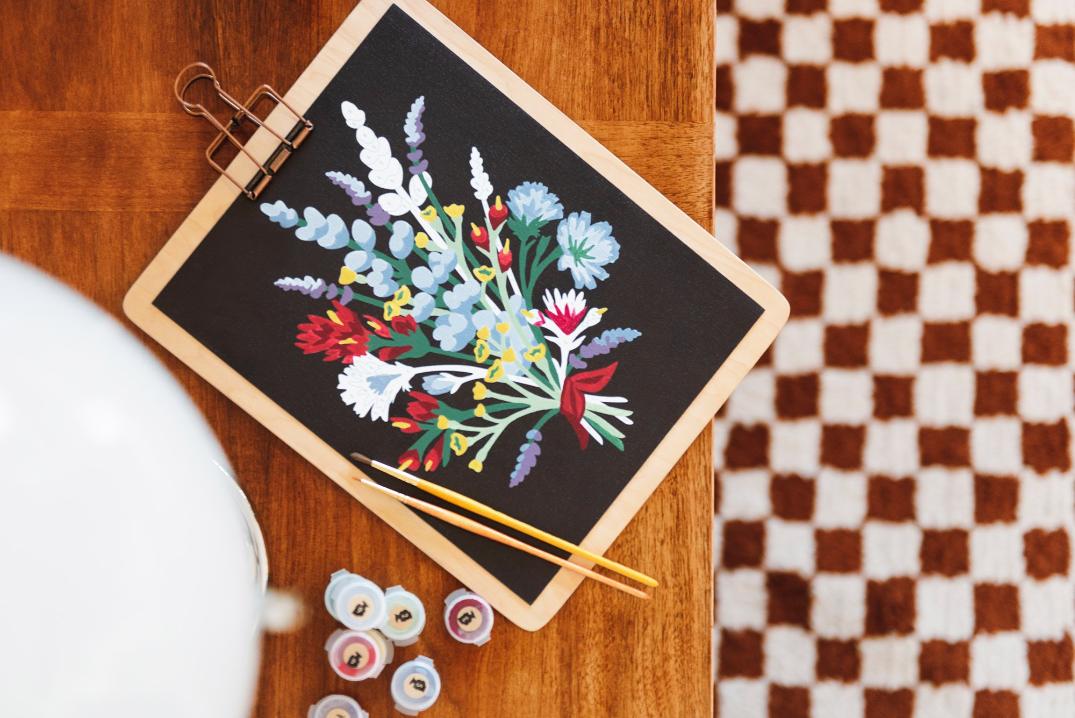 Location Image for Oregon Wildflower Bouquet Paint-by-Number Kit