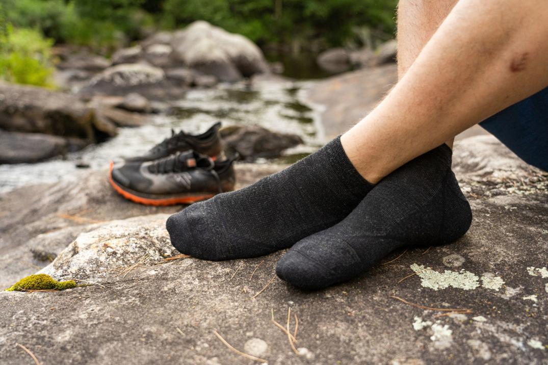 Location Image for Light Hiker No Show Lightweight Hiking Socks - Men's