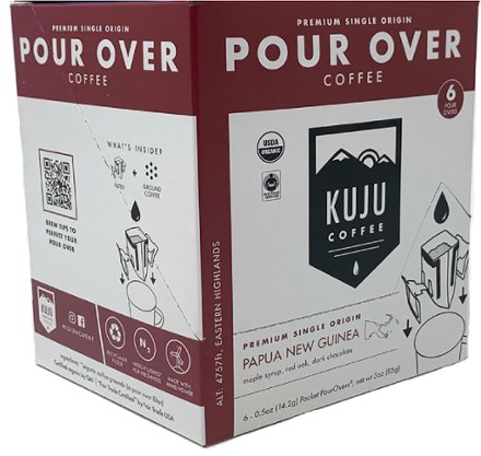 Kuju Coffee Single Origin SingleServe Pour Over Coffee Package of 6 REI Coop