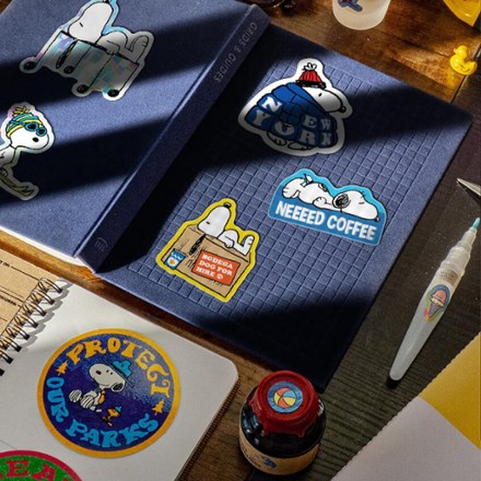 Apply Stickers Need Coffee by Peanuts Sticker | REI Co-op