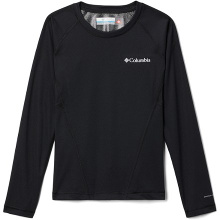 Columbia Omni-Heat Midweight Crew Base Layer Top Black L