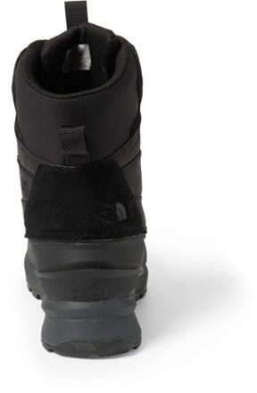 The North Face Chilkat V 400 Waterproof Boots - Men's Back view (Tnf Black/Asphalt Grey)