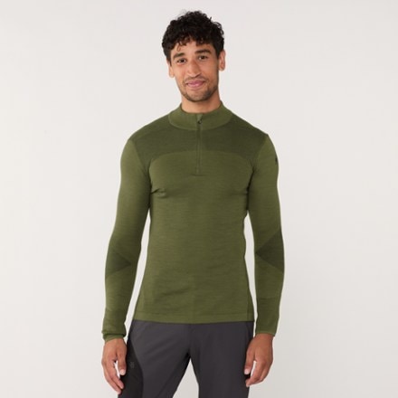Smartwool Intraknit Thermal Merino Base Layer Quarter-Zip Top - Men's 1