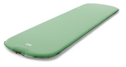 REI Co-op Trailmade Self-Inflating Sleeping Pad 3/4 view (Fresh Fig)