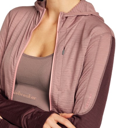 Icebreaker Merino Blend 200 RealFleece Descender Long-Sleeve Zip Hoodie - Women's 7