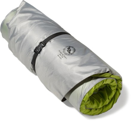 View of pad rolled up