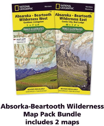 National Geographic Absaroka-Beartooth National Forest Map Pack 1