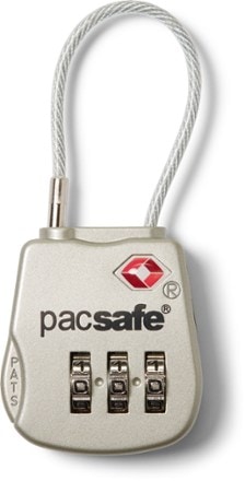 Pacsafe Prosafe 800 TSA-Accepted 3-Dial Cable Lock 1