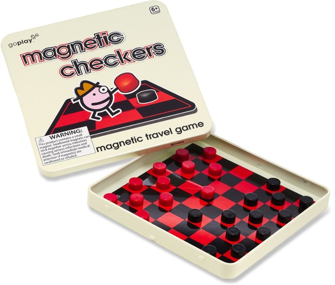 Checkers Magnetic Travel Game Checkers Magnetic Travel Game