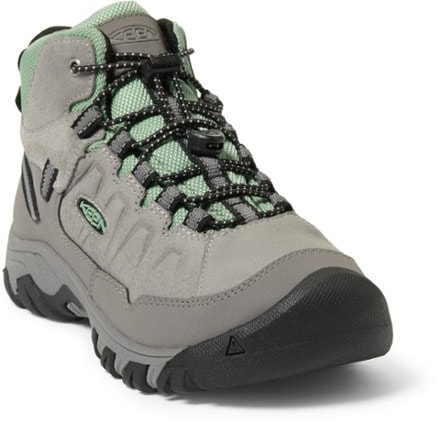 KEEN Targhee IV Mid Waterproof Hiking Boots - Big Kids' 3/4 view