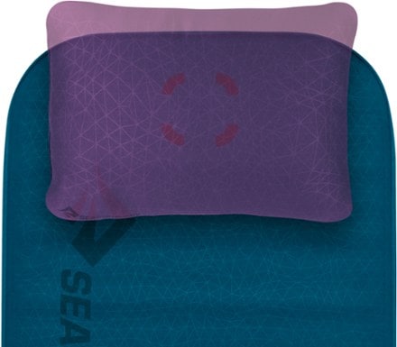 Sea to Summit Comfort Deluxe Self-Inflating Sleeping Pad PillowLock system (pillow not included)