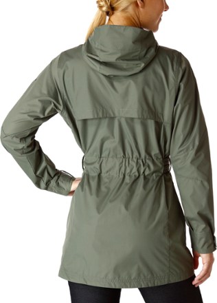 women's pardon my trench rain jacket