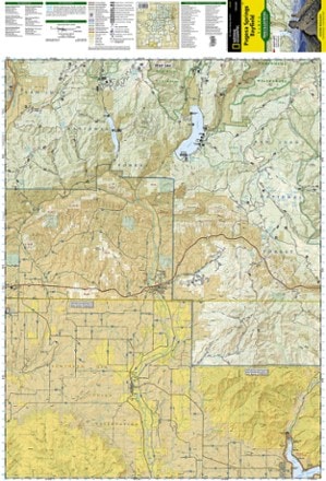 National Geographic Pagosa Springs and Bayfield Area Trail Map 1