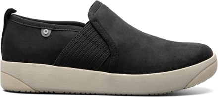 Bogs Kicker Slip-On Elastic Leather Shoes - Women