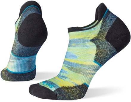 Smartwool Run Targeted Cushion Brush Stroke Print Low Ankle Socks - Women's 0