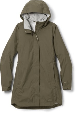 ladies long waterproof coats with hood