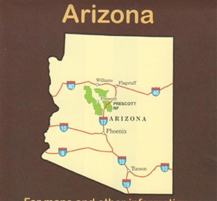 Prescott National Forest Boundary Map Prescott National Forest Map | Rei Co-Op