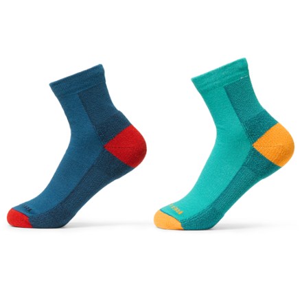 REI Co-op COOLMAX EcoMade Active Quarter Socks - Toddlers'/Kids' - 2 Pairs 0