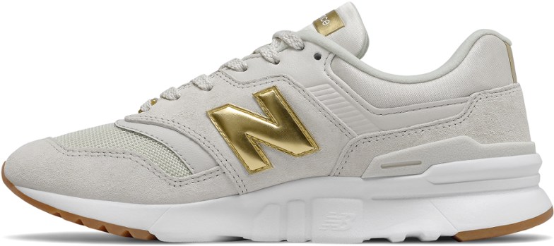 Detail Image of color Moonbeam/Gold Leather