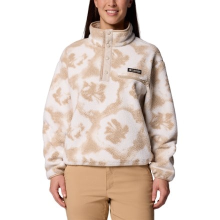 Columbia Helvetia II Cropped Half-Snap Fleece Pullover - Women's 0