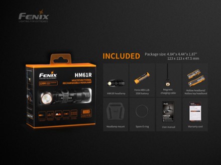 Fenix HM61R Rechargeable Headlamp 3
