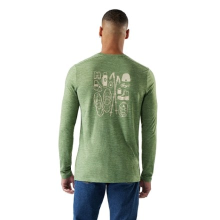 Smartwool Merino Hemp Blend Long-Sleeve Graphic T-Shirt - Men's 0