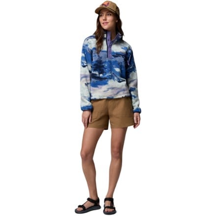 Columbia Helvetia II Cropped Half-Snap Fleece Pullover - Women's 2