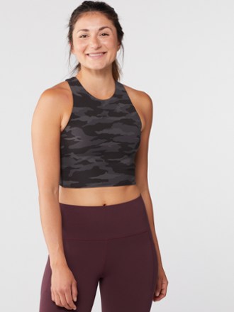 Athleta Conscious Printed Crop Top - A-C Cup 1