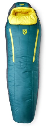 Forte 20 Endless Promise Sleeping Bag - Men's [Full length zipped (Abyss/Green Sheen)]