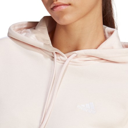 adidas 3-Stripes Crop Hoodie - Women's 4