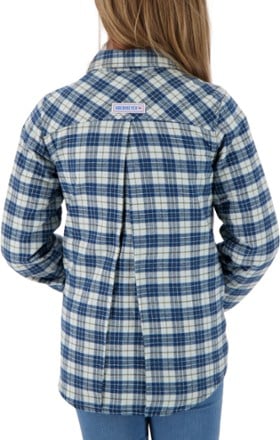 Obermeyer Avery Flannel Insulated Shirt Jacket - Icy Mey Plaid - Girls' 2