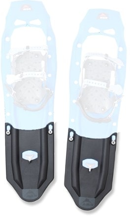 MSR Evo Modular Snowshoe Flotation Tails - 6" Snowshoes not included (Black)