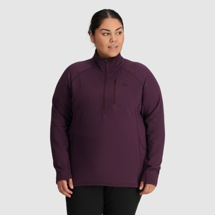 Outdoor Research Vigor Grid Fleece Quarter-Zip Pullover - Women's 0