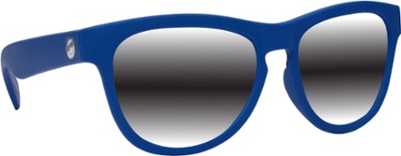 black tinted round sunglasses