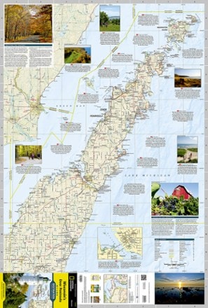 National Geographic Wisconsin's Door Peninsula Destination Map 1