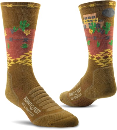 Farm to Feet Silver City Light Targeted Cushion 3/4 Crew Socks 0