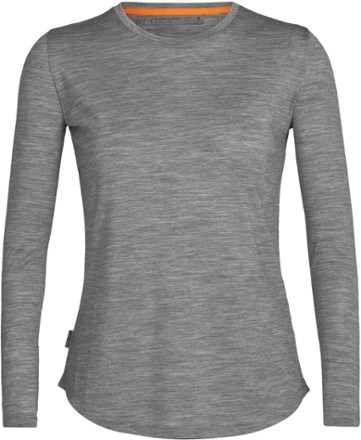 Icebreaker Women's Sphere II Long Sleeve T-Shirt Metro Heather / Small