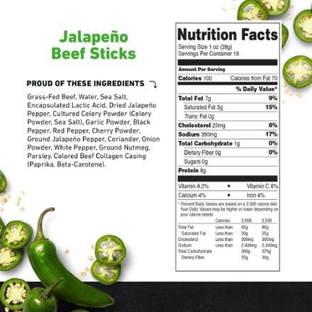Country Archer Jerky Co. Jalapeno Beef Stick - 1 oz. 1