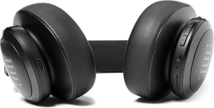 JBL Live 660NC Wireless Over-Ear Noise-Canceling Headphones Back view (Black)
