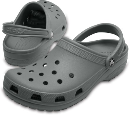 gray crocs