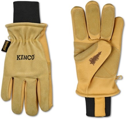 Kinco Women's Warm Grip Thermal Lined Gloves, Gray, L