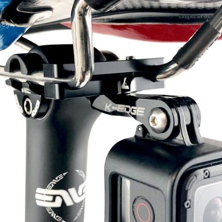 K-EDGE Go Big Light and Camera Mount - Saddle Rail Mount GoPro not included